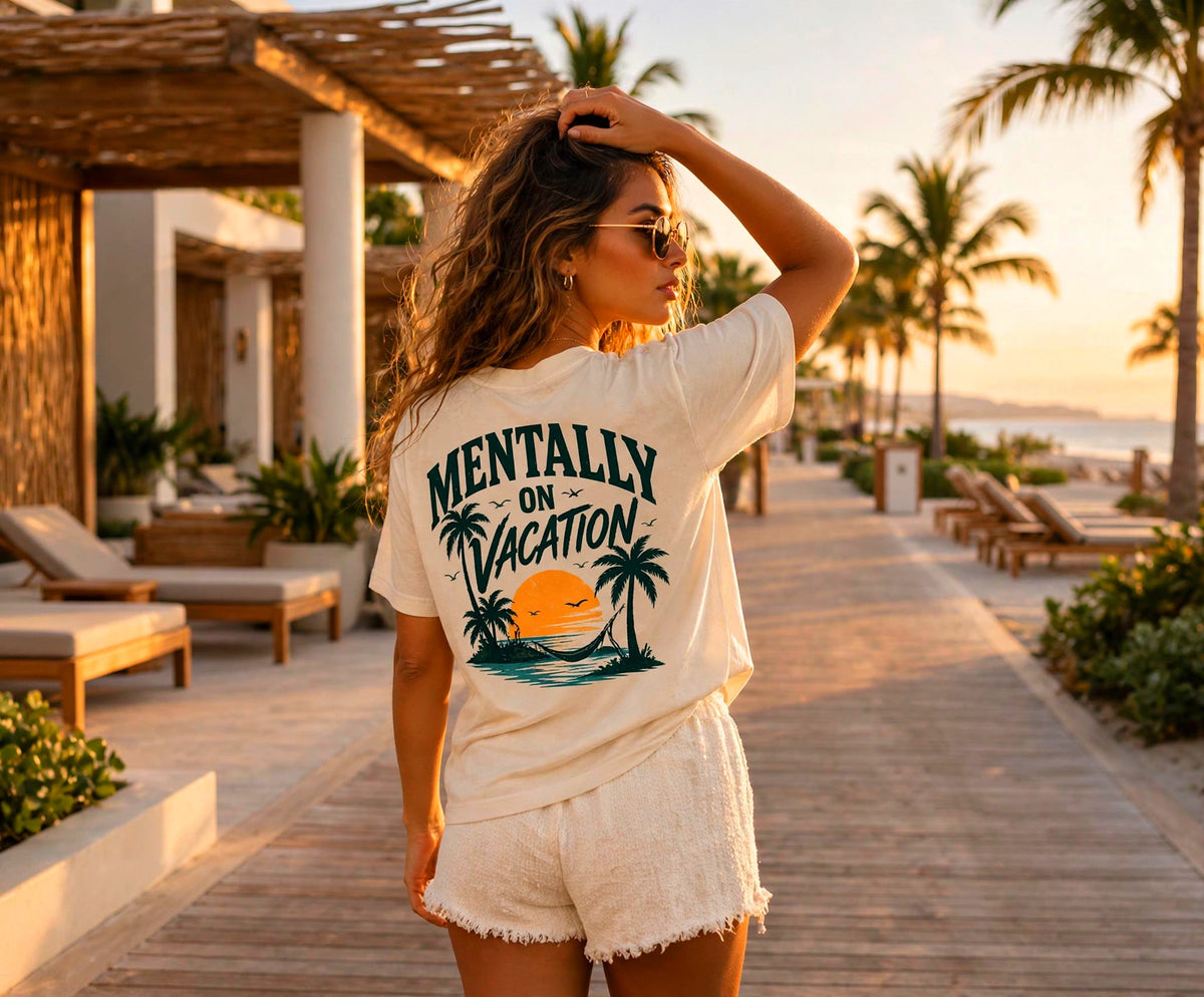 Mentally On Vacation Tee